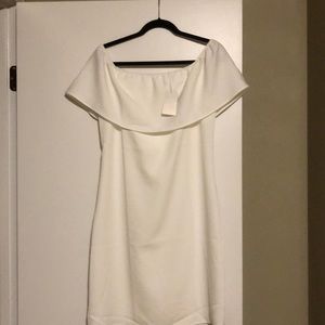 White off shoulder dress